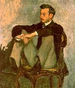 Frederic Bazille Portrait of Renoir USA oil painting reproduction